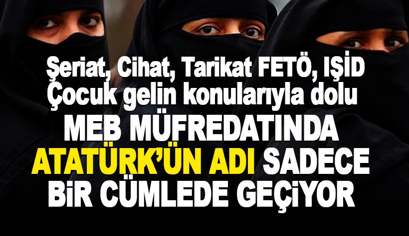 Skandal: MEB müfredatında Atatürk'ün adı sadece bir cümlede geçti