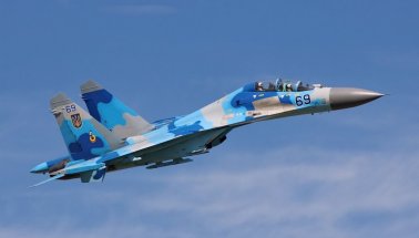 Ukrayna’da savaş uçağı düştü