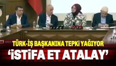 Mikrofon açık kalınca: Türk-İş Başkanı Atalay 200 bin işçinin hakkını