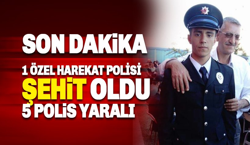 Diyarbakır'dan acı haber: 1 özel harekat polisi şehit, 5 polis yaralı