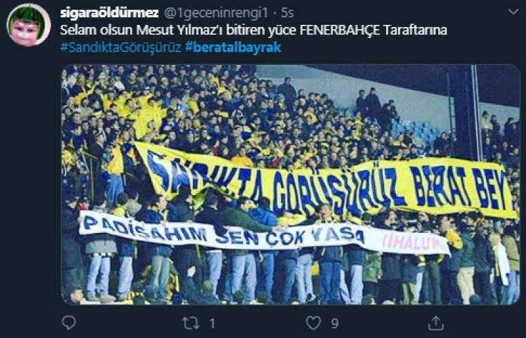 Fenerbahçe'den Damat Berat'a tepki yağıyor