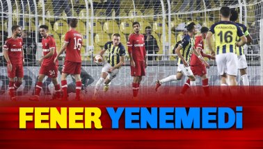 Fenerbahçe Antwerp'i yenemedi