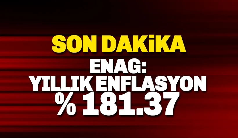 ENAG'a göre enflasyon yüzde 181.37