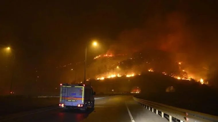 Mersin Gülnar yangın Büyüyor: Alevler Silifke'ye sıçradı