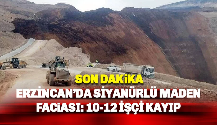 Erzincan'da Altın Madeninde Facia!