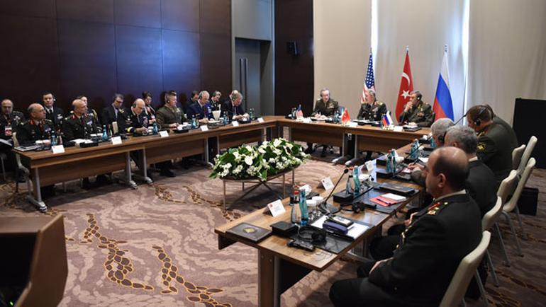 Türk ABD ve Rus Genelkurmay Başkanları Toplantısı Antalya