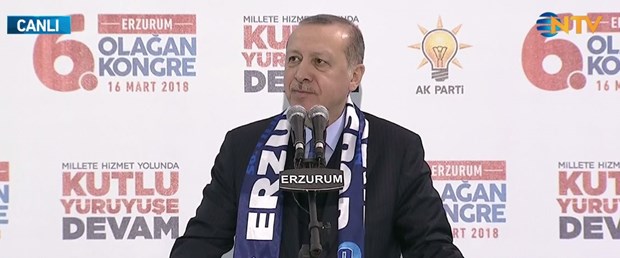 Erdoğan Erzurum'da kouştu