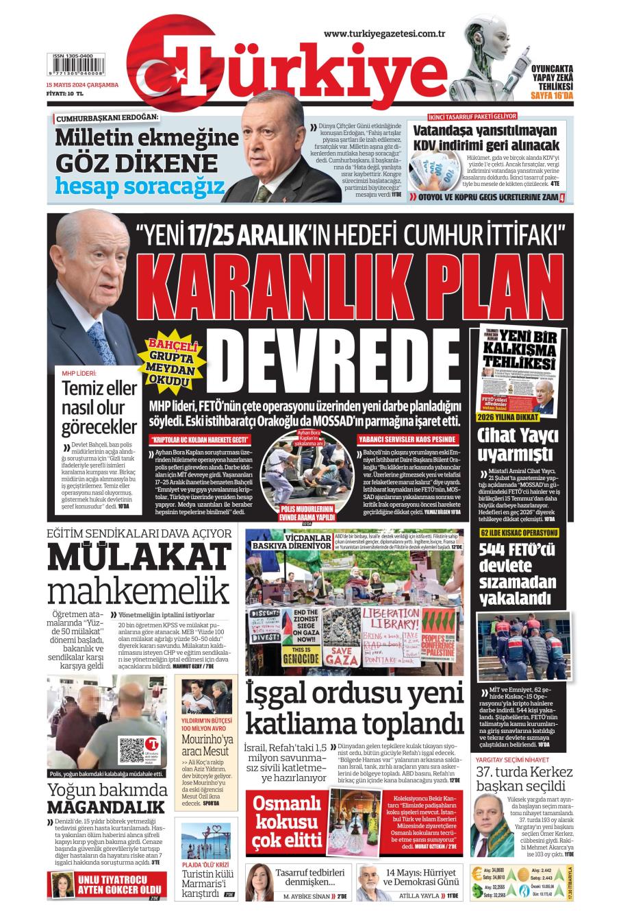 Türkiye Gazetesi Manşetleri