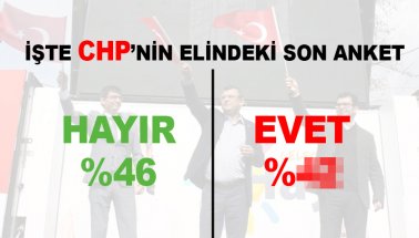 CHP'nin elindeki son referandum anketi