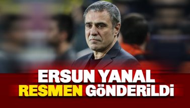 Fenerbahçe'de Ersun Yanal resmen gönderildi