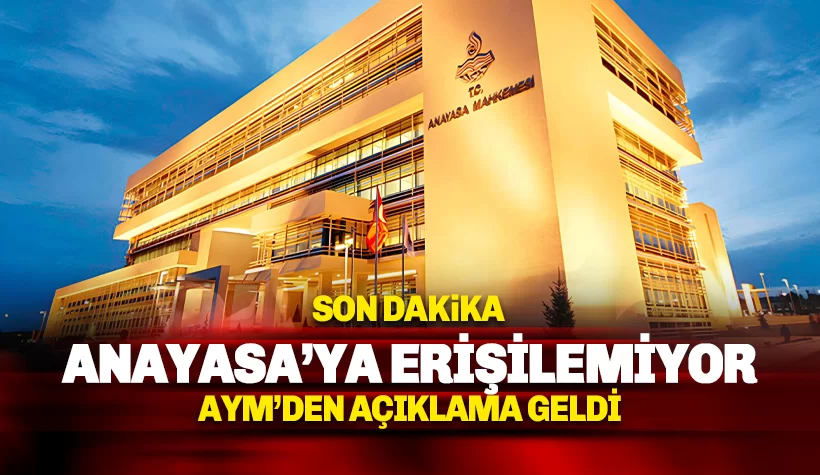 Anayasa'nın internet sitesine erişilemiyor: AYM'den açıklama geldi