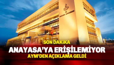 Anayasa'nın internet sitesine erişilemiyor: AYM'den açıklama geldi