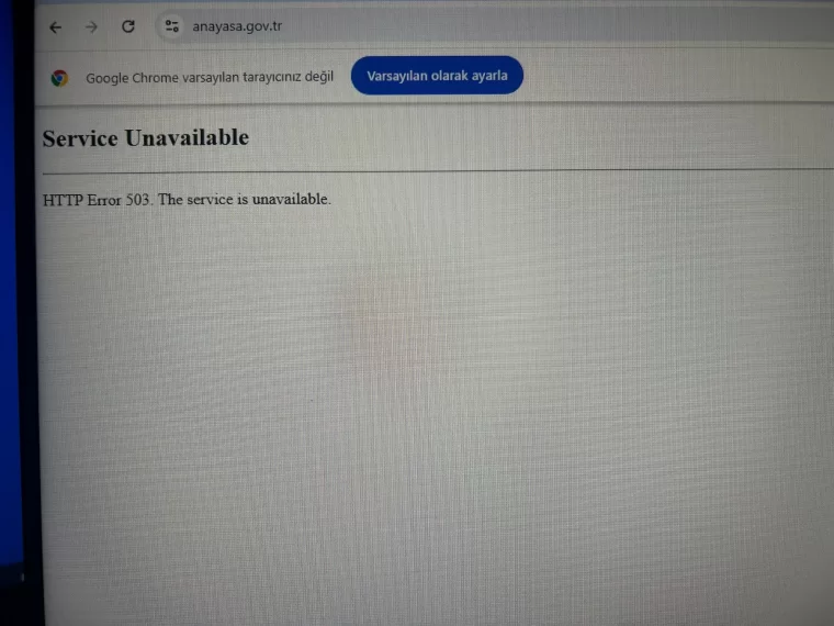 Anayasa'nın internet sitesine erişilemiyor: AYM'den açıklama geldi