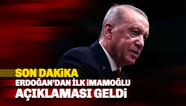 Erdoğan'dan İmamoğlu ile ilgili ilk açıklama