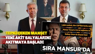 Yeni Akit'ten tepki çeken manşet: Sıra Mansur'da