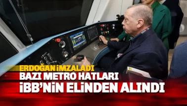 Son dakika: Bazı metro hatlarının yönetimi İBB'den alındı!