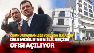 Ekrem İmamoğlu'nun ilk seçim ofisi açılıyor