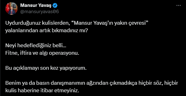 Mansur Yavaş'ı &ccedil;ileden &ccedil;ıkaran kulis: Bıkmadınız mı?