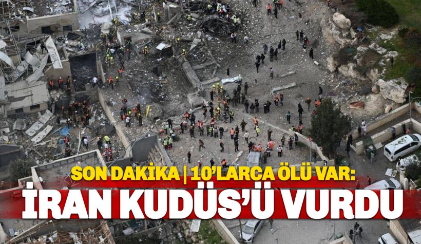 Son dakika: İran Kudüs'ü vurdu